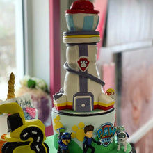 Load image into Gallery viewer, Tower Paw Patrol 3D Cake
