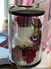 Load image into Gallery viewer, Red Flowers Wedding Cake