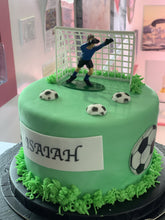 Load image into Gallery viewer, Soccer Birthday Cake