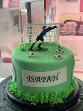 Load image into Gallery viewer, Soccer Birthday Cake