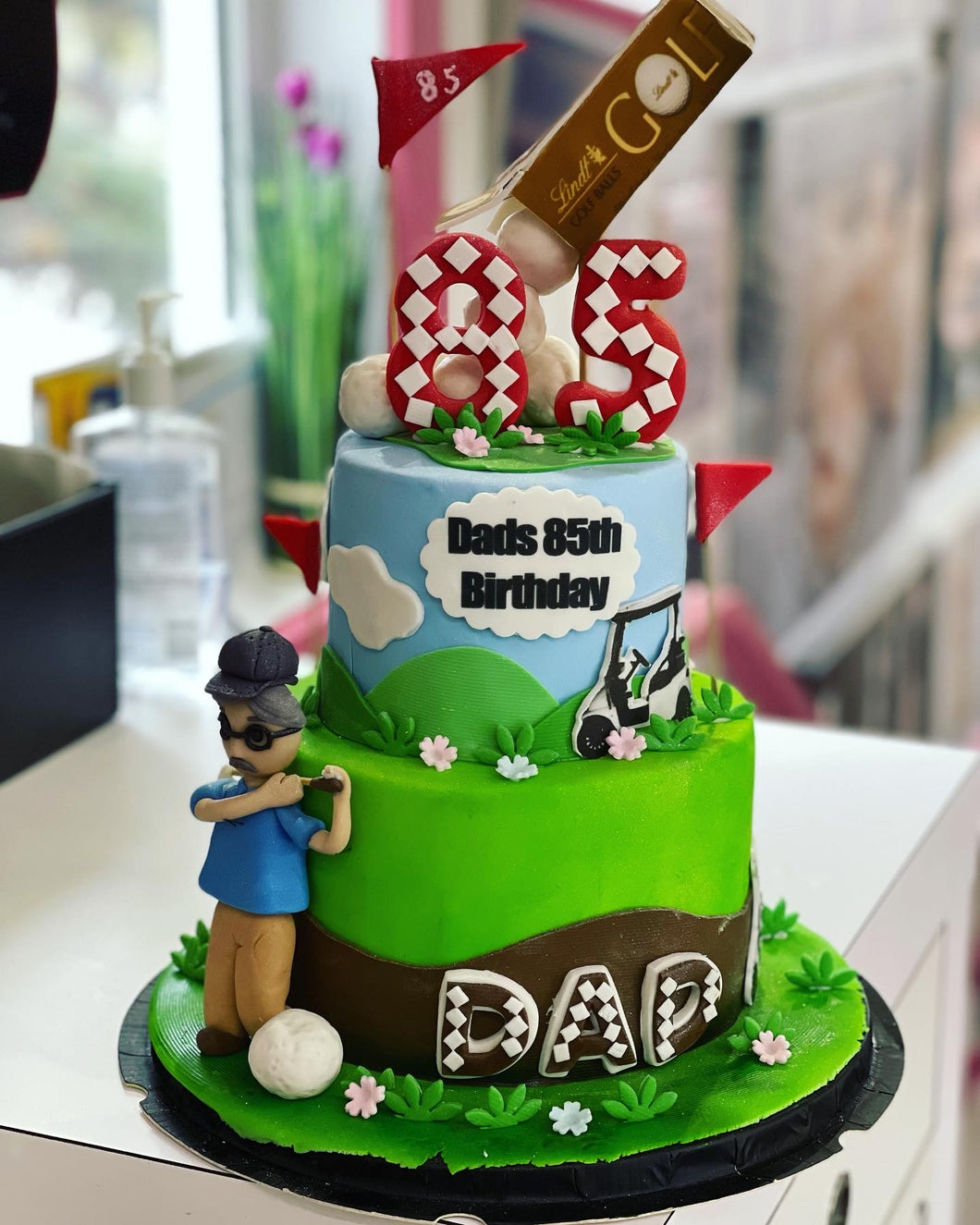Dad 85th Birthday Cake