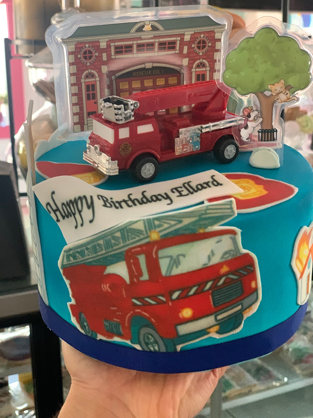 Fire truck Cake