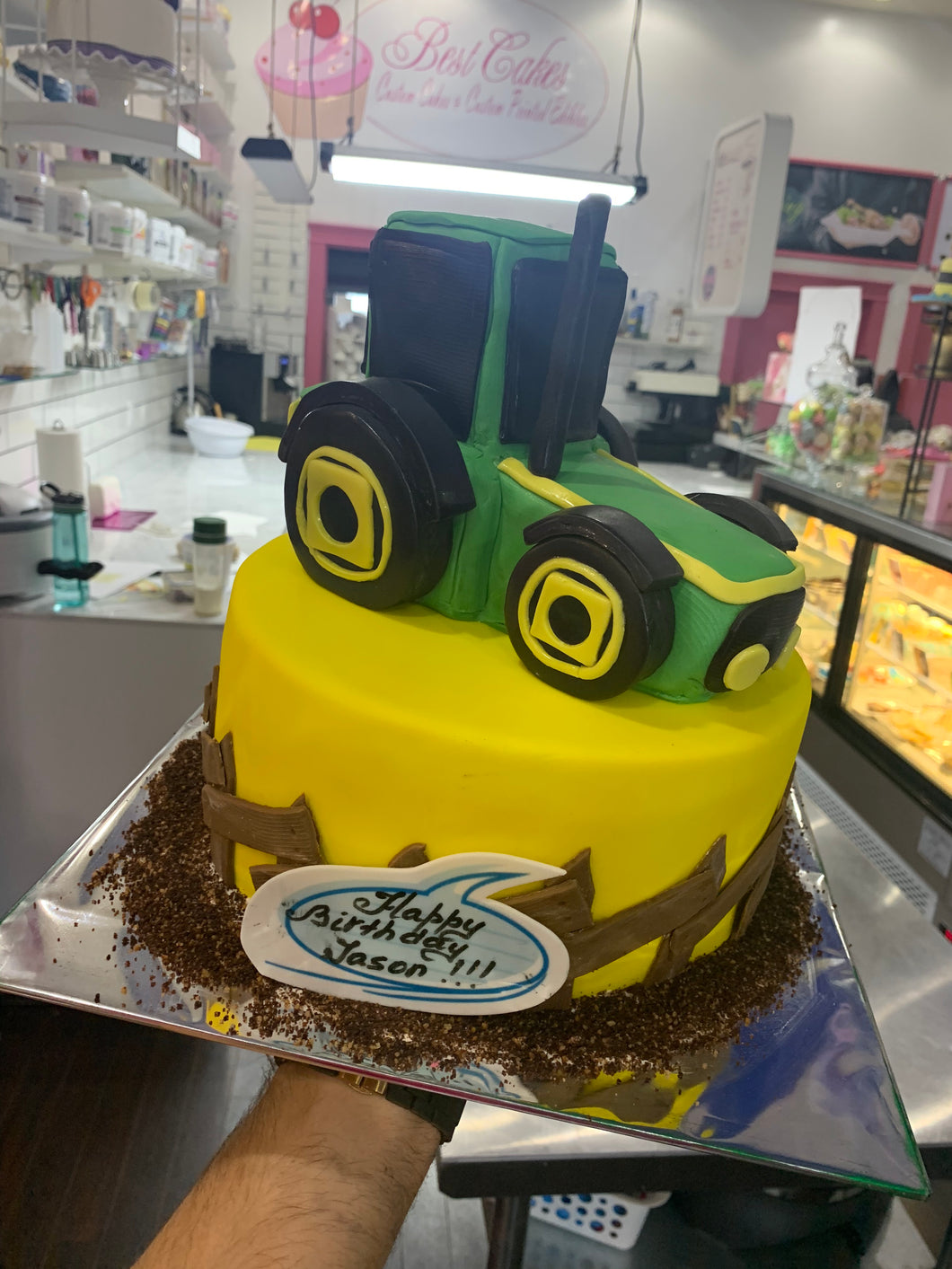 Tractor 3D Cake