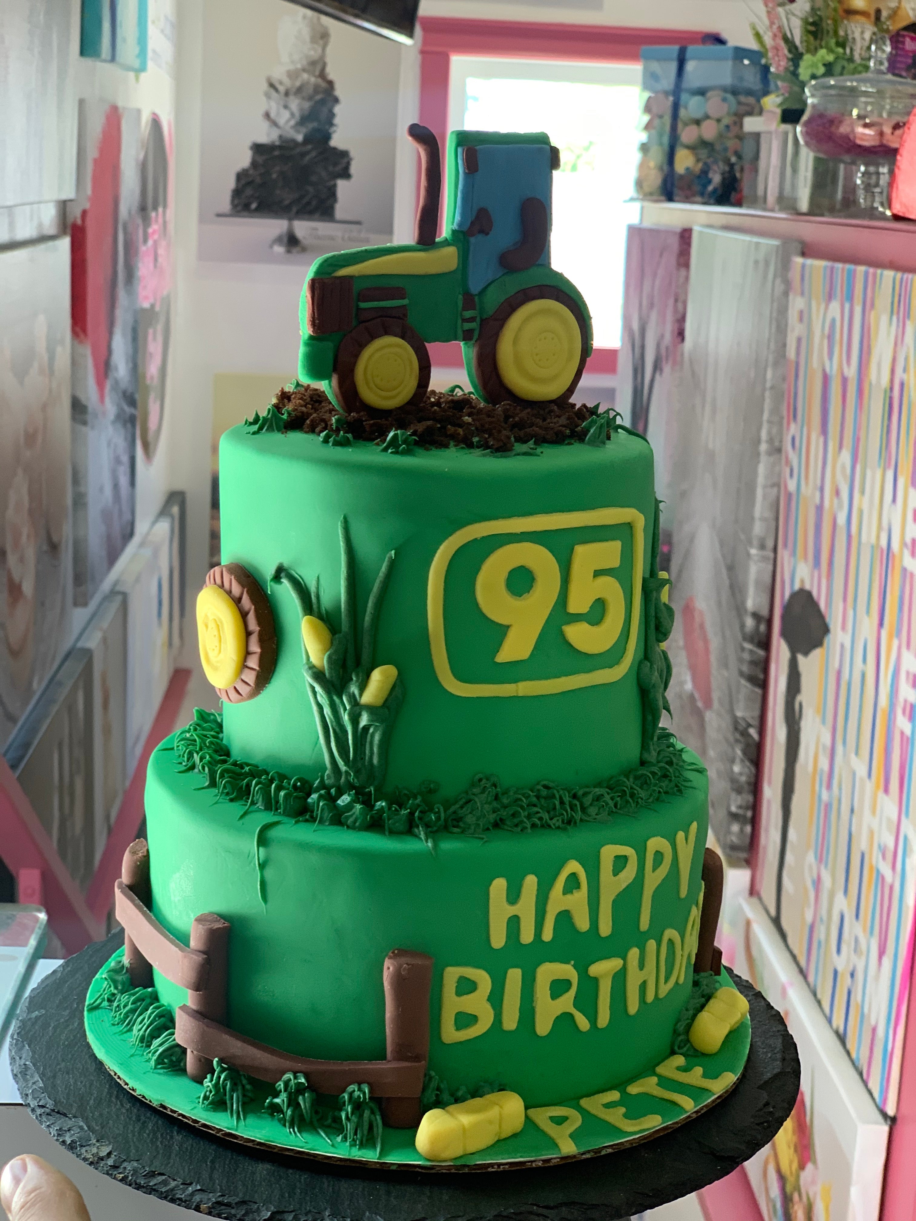 Mini Tractor Cake | D Cake Creations