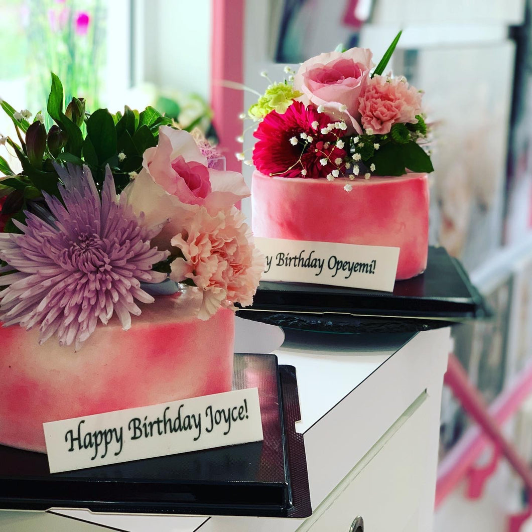 Bouquet Flowers Cake